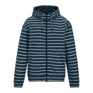 Regatta Womens/Ladies Bayletta Striped Full Zip Hoodie / Navy/White